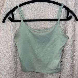 ✨2/$20✨ mint green American Eagle cropped tank top